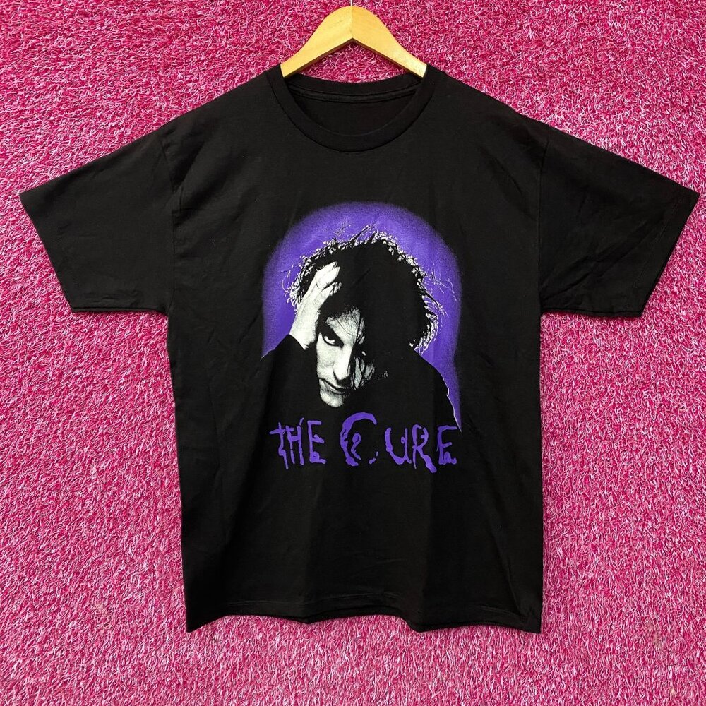 The Cure- Face Logo Robert Smith Graphic Design T-Shirt Large